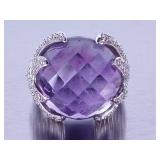 Amethyst Dinner Ring