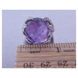 Amethyst Dinner Ring