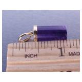 Amethyst Pendant in Yellow Gold