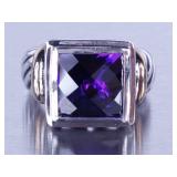 Ladies Amethyst Estate Ring