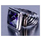 Ladies Amethyst Estate Ring