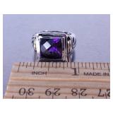 Ladies Amethyst Estate Ring