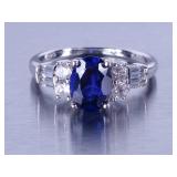 Ladies Sapphire Dinner Ring