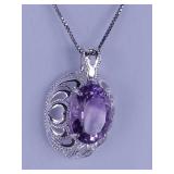 Ladies Beautiful Amethyst Pendant