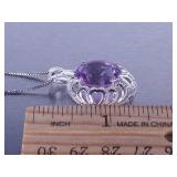 Ladies Beautiful Amethyst Pendant