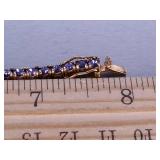 Ladies Beautiful Amethyst Tennis Bracelet