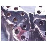 Ladies Natural Colored Sapphire Butterfly Necklace