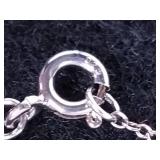 Ladies Natural Colored Sapphire Butterfly Necklace