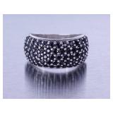 Ladies Beautiful Onyx Designer Ring