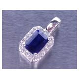 Ladies Sapphire Pendant