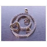 Diamond Pendant in Yellow Gold