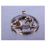 Diamond Pendant in Yellow Gold