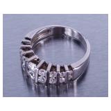 Ladies Channel Set Ring