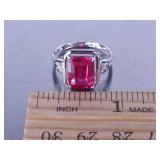 Ladies Ruby & Diamond Ring