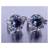 Ladies Black Pearl Earrings