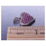Ladies Pink Sapphire Pendant