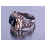 Ladies Onyx Ring