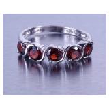 Ladies Garnet Estate Ring