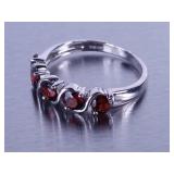 Ladies Garnet Estate Ring