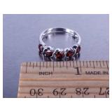 Ladies Garnet Estate Ring