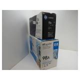 lot of 2 HP toners 15A, and 98A