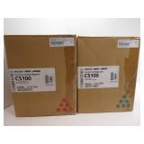 Lot of 2 Ricoh  toners 2 C5100