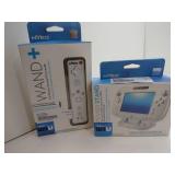 White Gamer package with a controller and a power stand