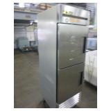 True Split Door Cooler on Casters