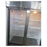 True 2 Door Cooler on Casters