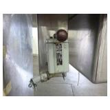 Stainless Double Sink with Stainless Shelves