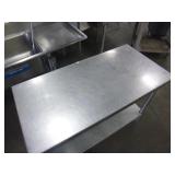 Stainless Table with Casters