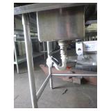 Stainless Table with Sink