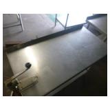Stainless Work Table with Can Opener