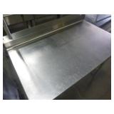 Stainless Work Table with Overshelft