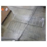 2 Wire Shelves with Brackets