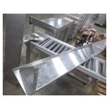 Stainless Wall Shelf with Brackets