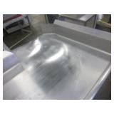 Clean Side Dishwasher Table with Stainless Shelf