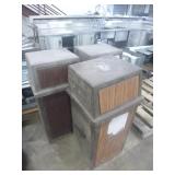 3 Rubbermaid Trash Cans