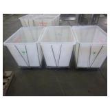 3 Totes on Casters