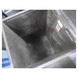 3 Rubbermaid Plastic Garbage Contaners