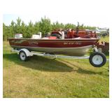 1995 Lund Pike Fishing Boat