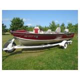 1995 Lund Pike Fishing Boat