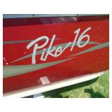 1995 Lund Pike Fishing Boat