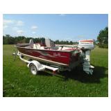 1995 Lund Pike Fishing Boat