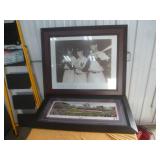 Baseball Portrates Micky Mantel, Joe DiMaggio, Joe Williams