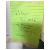 AUSTINE POLAGE ART PIECE