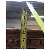 WOOD AND GLASS HUTCH / CABINET