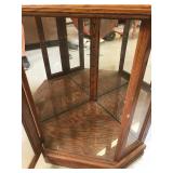 CORNER CURIO CABINET