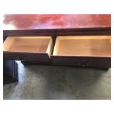 WOODEN DRESSER AND NIGHT STAND