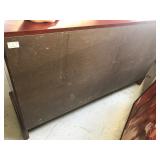 WOODEN DRESSER AND NIGHT STAND